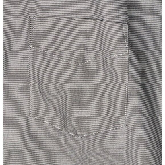 UNTUCKit Mens Button Up Shirt Wrinkle Free Cotton Sanglovese 03046 Grey Sz Large - Picture 5 of 13